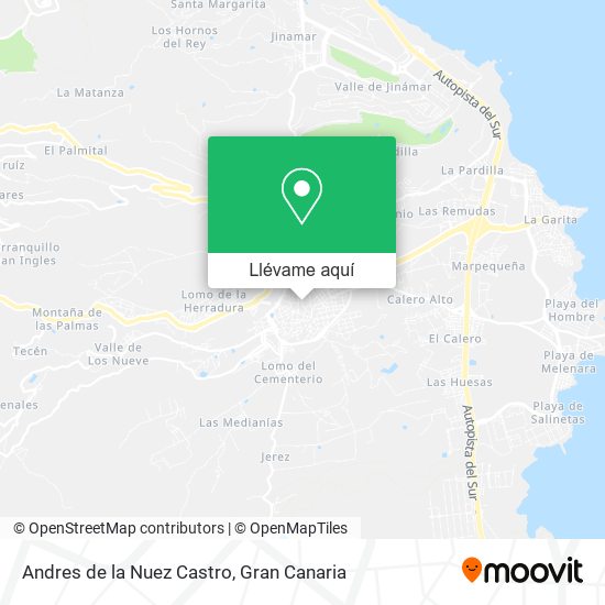 Mapa Andres de la Nuez Castro