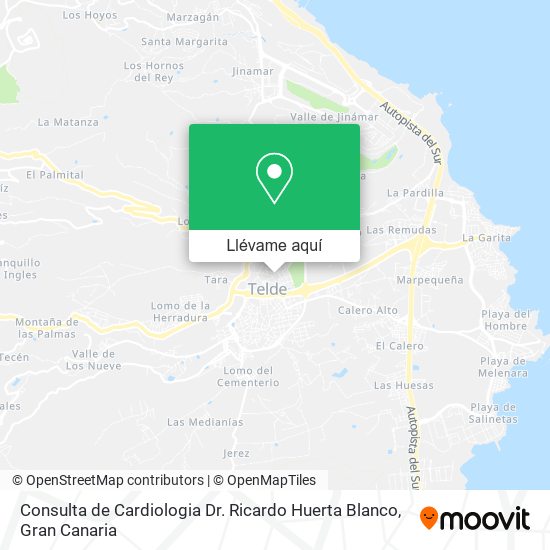 Mapa Consulta de Cardiologia Dr. Ricardo Huerta Blanco