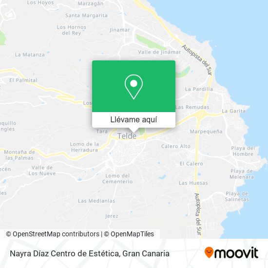 Mapa Nayra Díaz Centro de Estética