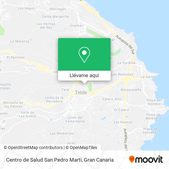 Mapa Centro de Salud San Pedro Marti