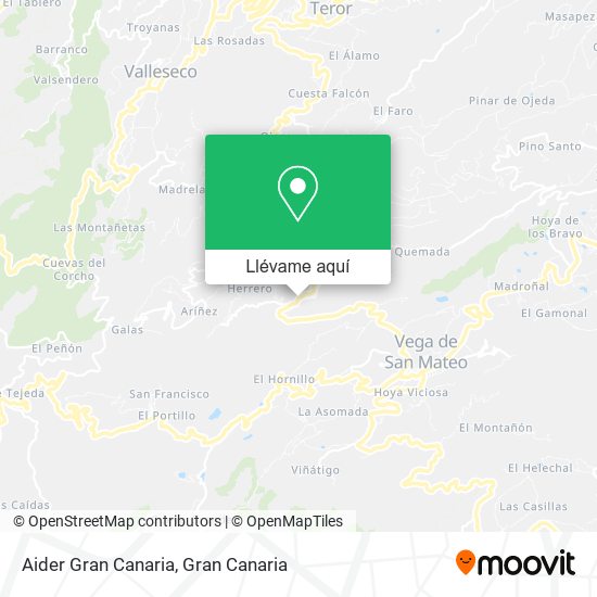 Mapa Aider Gran Canaria