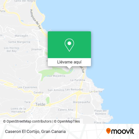 Mapa Caseron El Cortijo