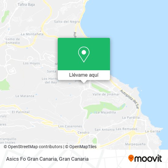 Mapa Asics Fo Gran Canaria