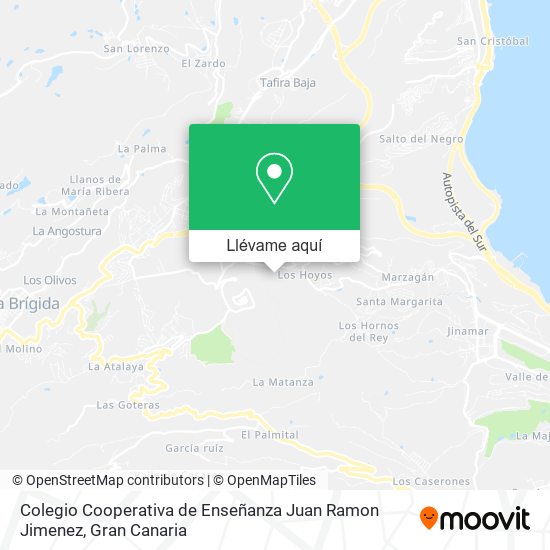 Mapa Colegio Cooperativa de Enseñanza Juan Ramon Jimenez