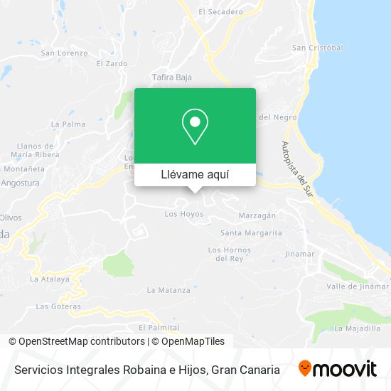 Mapa Servicios Integrales Robaina e Hijos