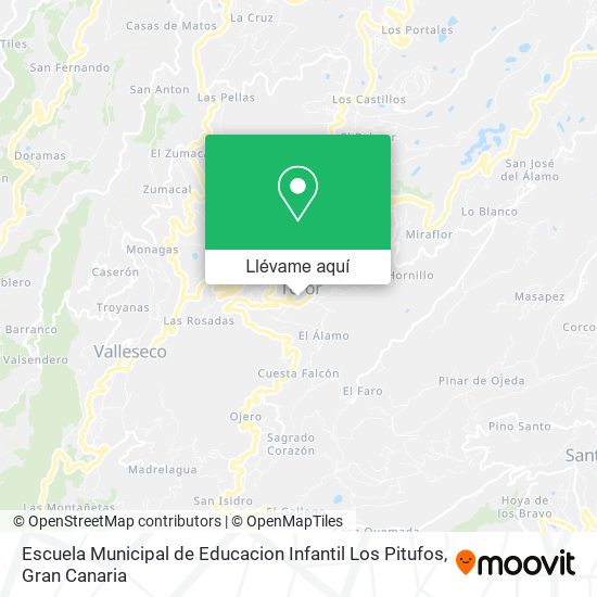 Mapa Escuela Municipal de Educacion Infantil Los Pitufos