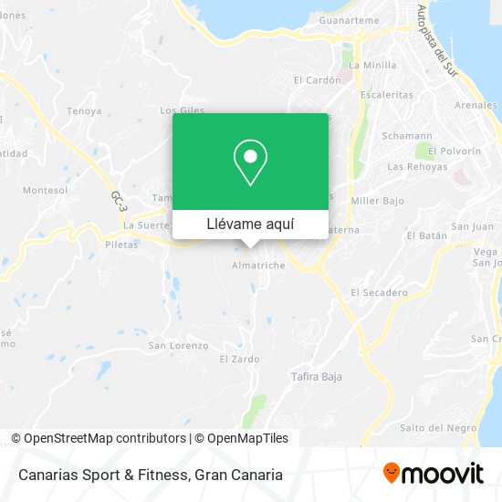 Mapa Canarias Sport & Fitness