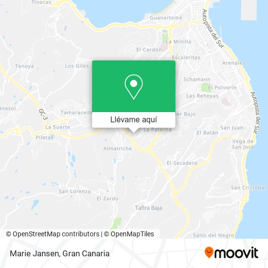 Mapa Marie Jansen