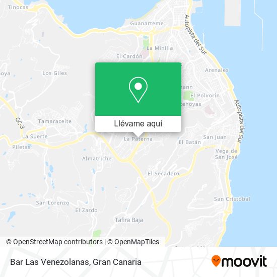 Mapa Bar Las Venezolanas