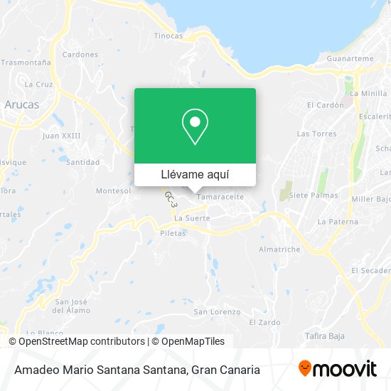 Mapa Amadeo Mario Santana Santana