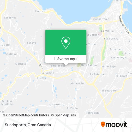 Mapa Sundsports