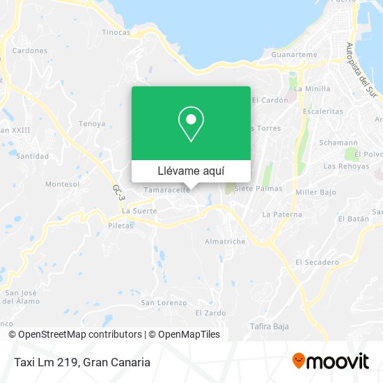Mapa Taxi Lm 219