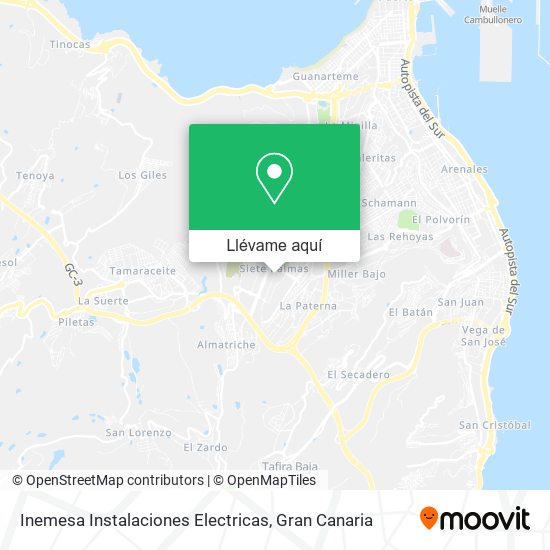 Mapa Inemesa Instalaciones Electricas
