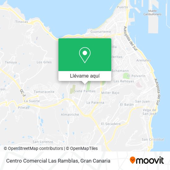 Mapa Centro Comercial Las Ramblas