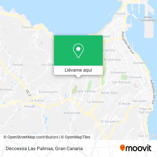 Mapa Decoexsa Las Palmas