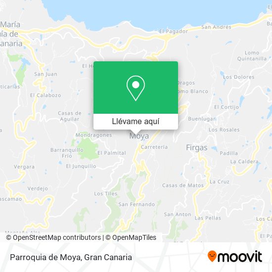 Mapa Parroquia de Moya