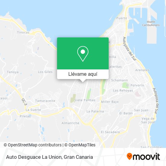 Mapa Auto Desguace La Union