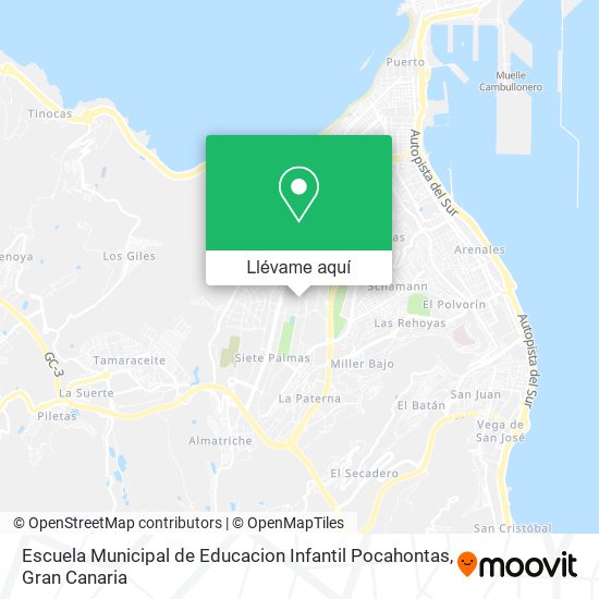 Mapa Escuela Municipal de Educacion Infantil Pocahontas