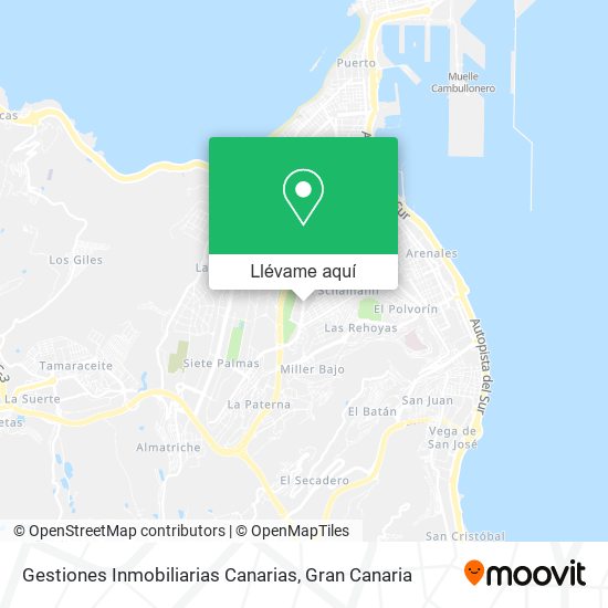Mapa Gestiones Inmobiliarias Canarias