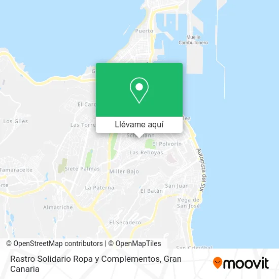 Mapa Rastro Solidario Ropa y Complementos