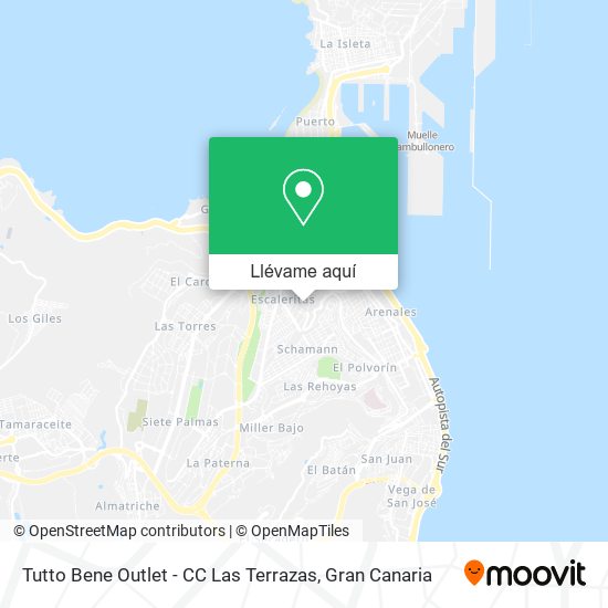 Mapa Tutto Bene Outlet - CC Las Terrazas