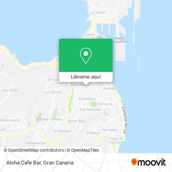 Mapa Aloha Cafe Bar