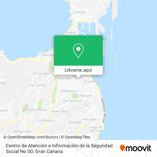 Mapa Centro de Atención e Información de la Seguridad Social No 00