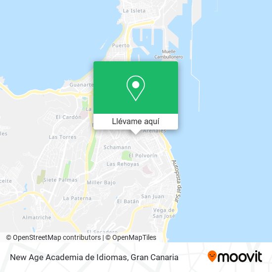 Mapa New Age Academia de Idiomas