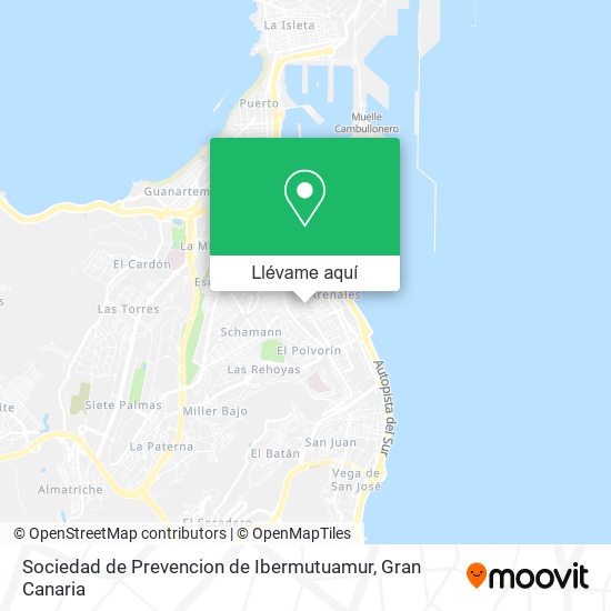 Mapa Sociedad de Prevencion de Ibermutuamur