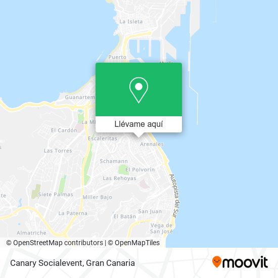Mapa Canary Socialevent