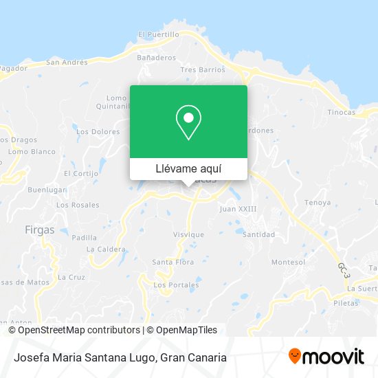 Mapa Josefa Maria Santana Lugo