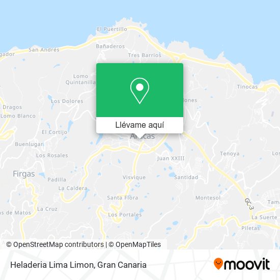 Mapa Heladeria Lima Limon