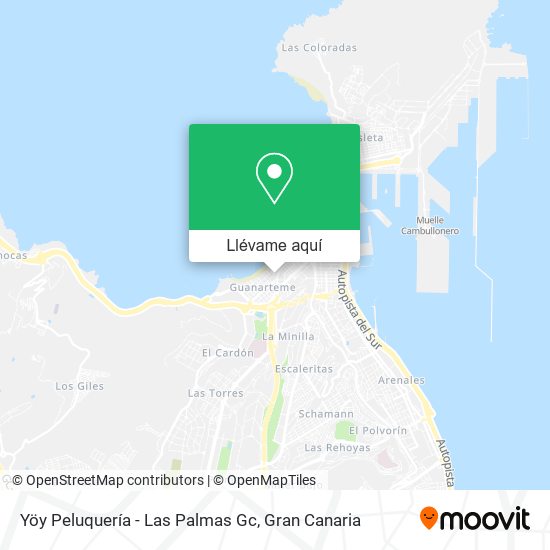 Mapa Yöy Peluquería - Las Palmas Gc