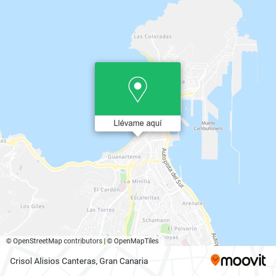 Mapa Crisol Alisios Canteras