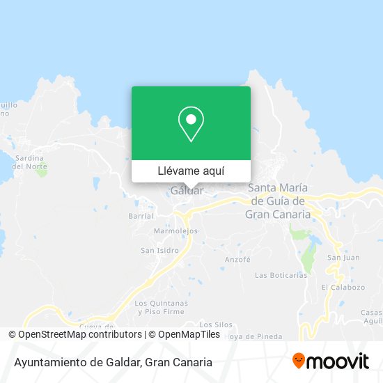 Mapa Ayuntamiento de Galdar