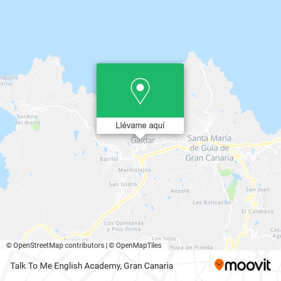 Mapa Talk To Me English Academy