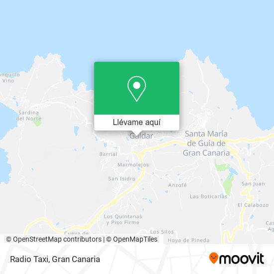 Mapa Radio Taxi