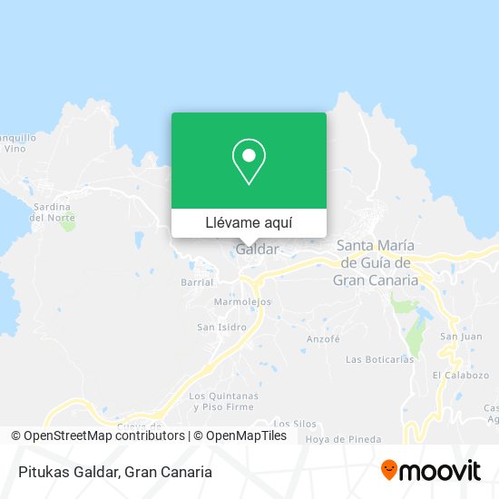 Mapa Pitukas Galdar