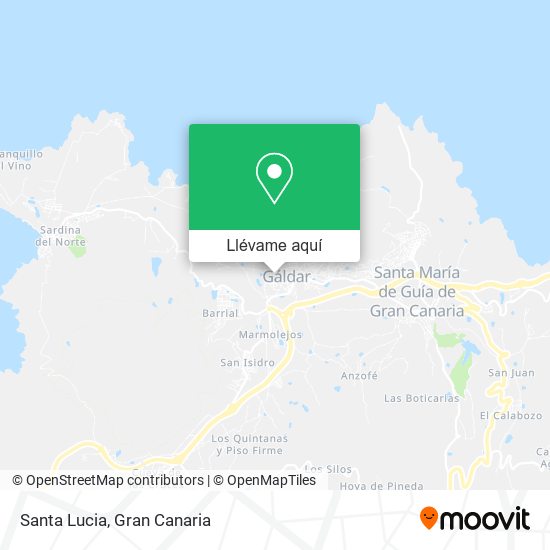 Mapa Santa Lucia