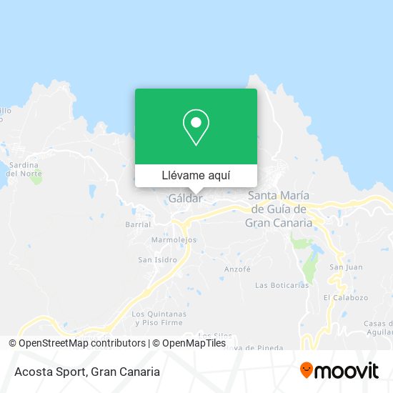 Mapa Acosta Sport