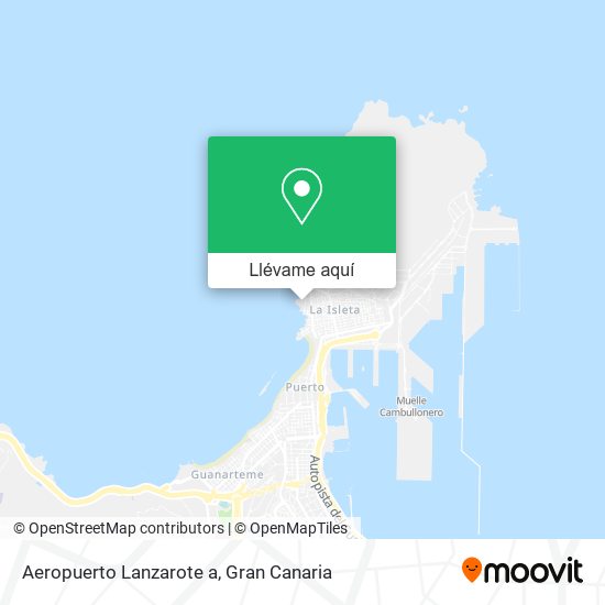 Mapa Aeropuerto Lanzarote a