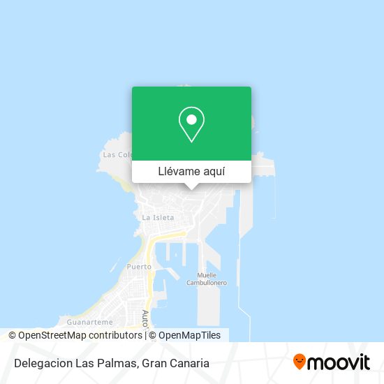 Mapa Delegacion Las Palmas