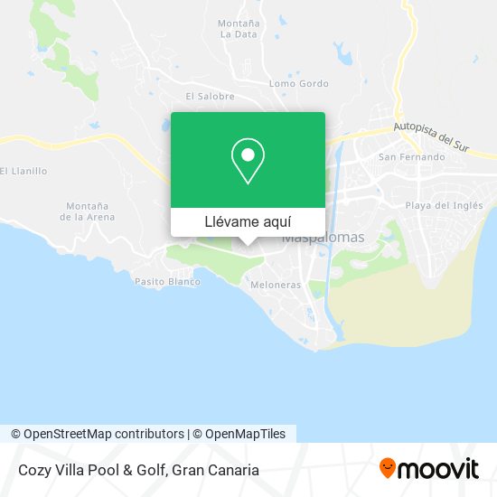Mapa Cozy Villa Pool & Golf
