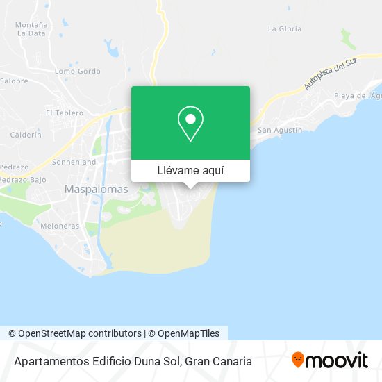 Mapa Apartamentos Edificio Duna Sol