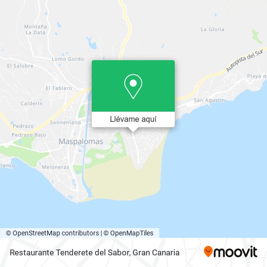 Mapa Restaurante Tenderete del Sabor