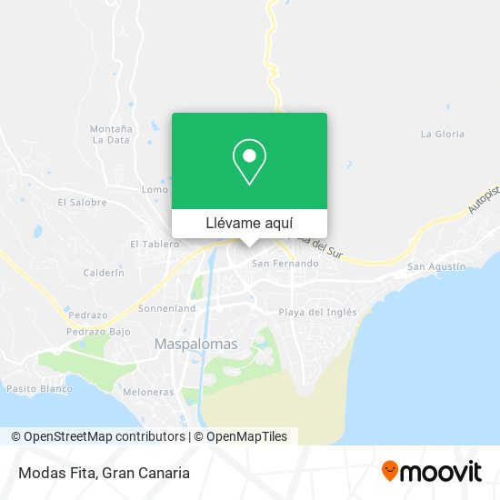 Mapa Modas Fita