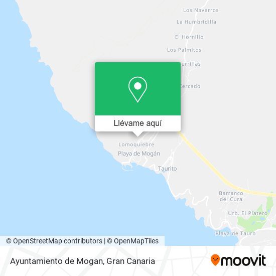 Mapa Ayuntamiento de Mogan
