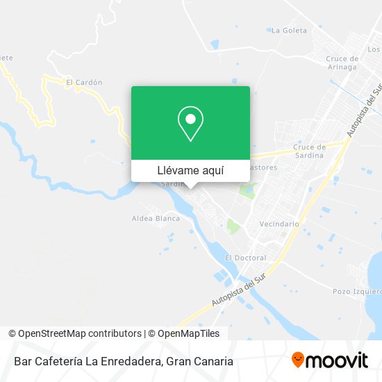 Mapa Bar Cafetería La Enredadera