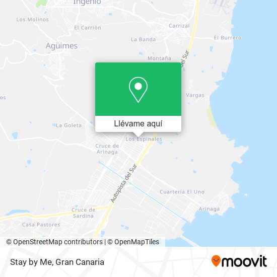 Mapa Stay by Me