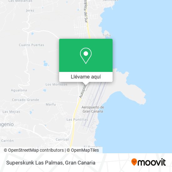 Mapa Superskunk Las Palmas